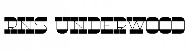 RNS Underwood  フリーフォントのダウンロード