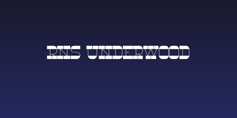 RNS Underwood Social Header