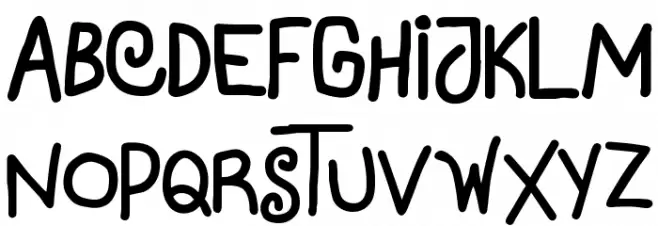 RNS 字体 小写