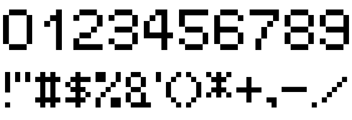 RNTG Larger Regular Font OTHER CHARS