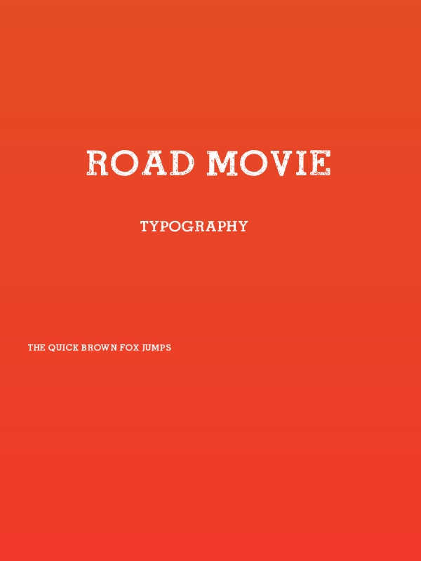 ROAD MOVIE Poster