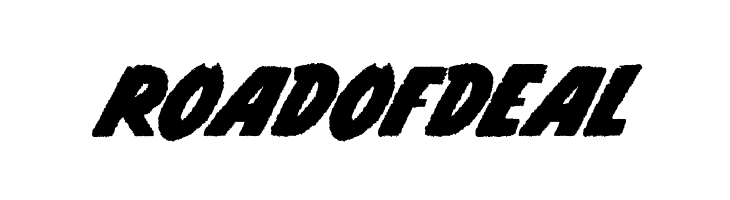 ROAD OF DEAL  Frei Schriftart Herunterladen