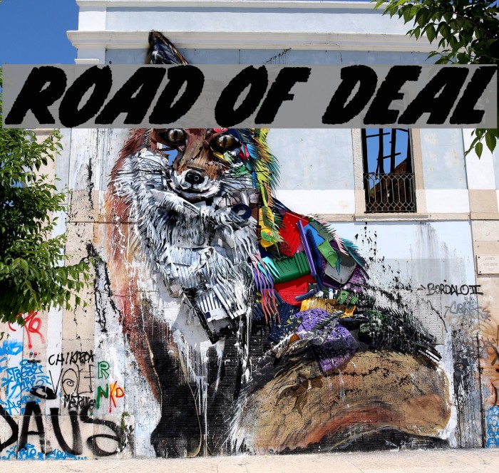 ROAD OF DEAL Font examples
