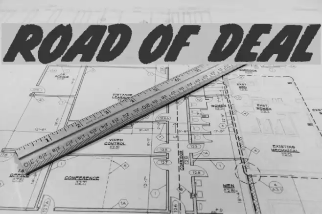 ROAD OF DEAL Font examples