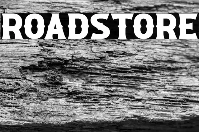 ROADSTORE Font examples