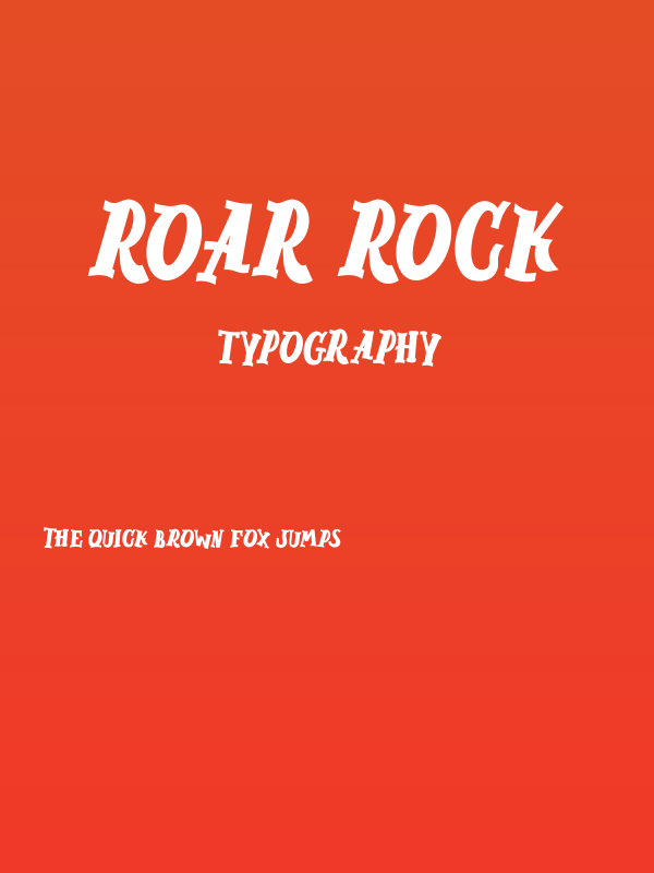 ROAR ROCK Poster