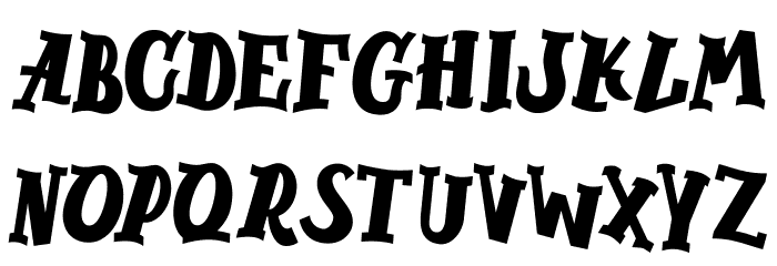 ROAR ROCK Font LOWERCASE