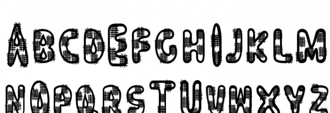 ROBACK Schriftart Groß