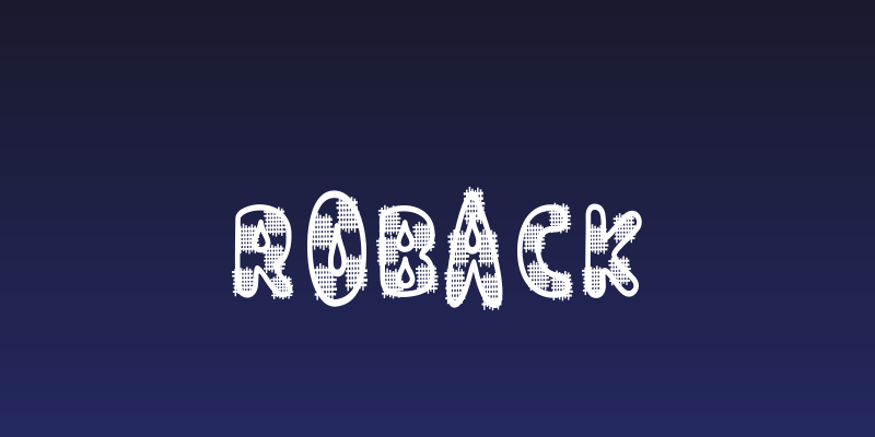 ROBACK Social Header