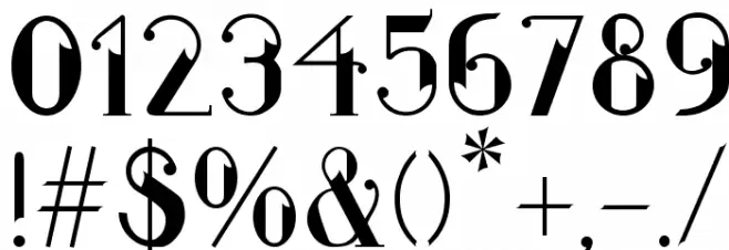 ROBBER Medium Font OTHER CHARS