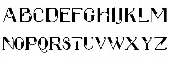 ROBBER Medium 字体 大写