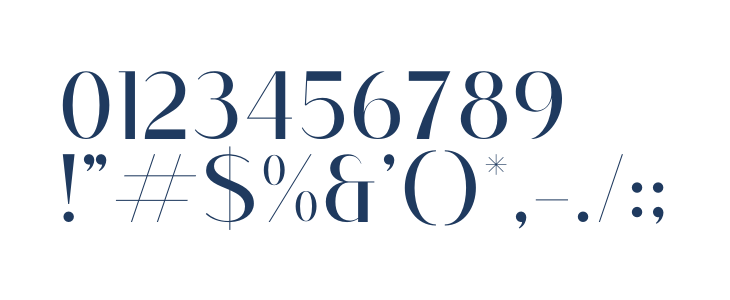 ROBIMA MERTTHA SANS SERIF Other Characters