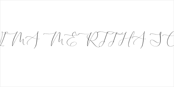 ROBIMA MERTTHA SCRIPT Logo