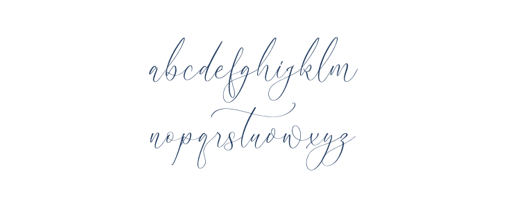 ROBIMA MERTTHA SCRIPT Lowercase