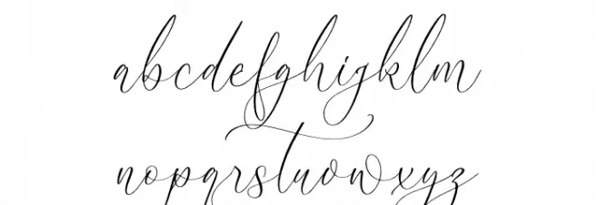 ROBIMA MERTTHA SCRIPT 字体 小写