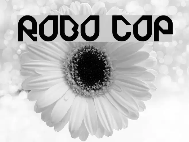 ROBO COP Font examples