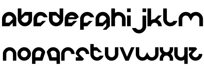 ROBO COP Font LOWERCASE