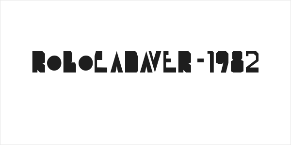 ROBOCADAVER-1982 Logo