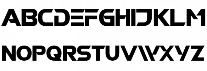 ROBOTECH GP フォント 大文字