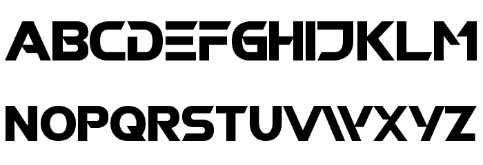 ROBOTECH GP Font LOWERCASE