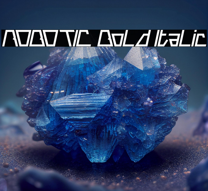 ROBOTIC Bold Italic Example 3