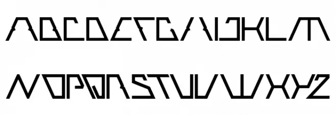 ROBOTIC Bold Schriftart Groß