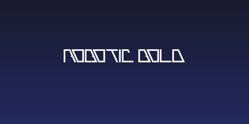 ROBOTIC Bold Social Header