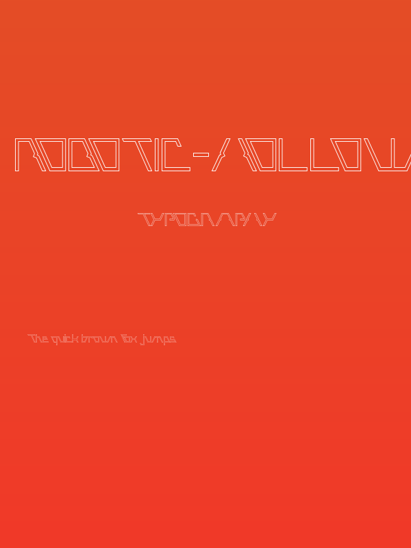 ROBOTIC-Hollow Poster