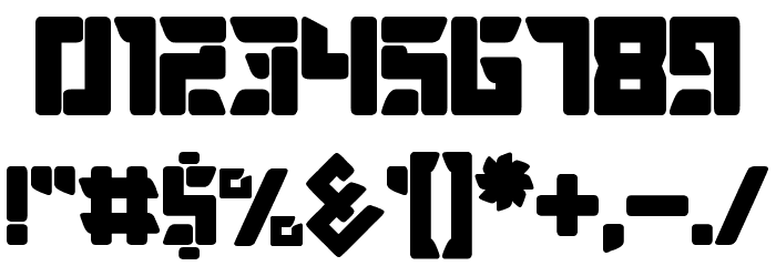 ROBOTOP Font OTHER CHARS