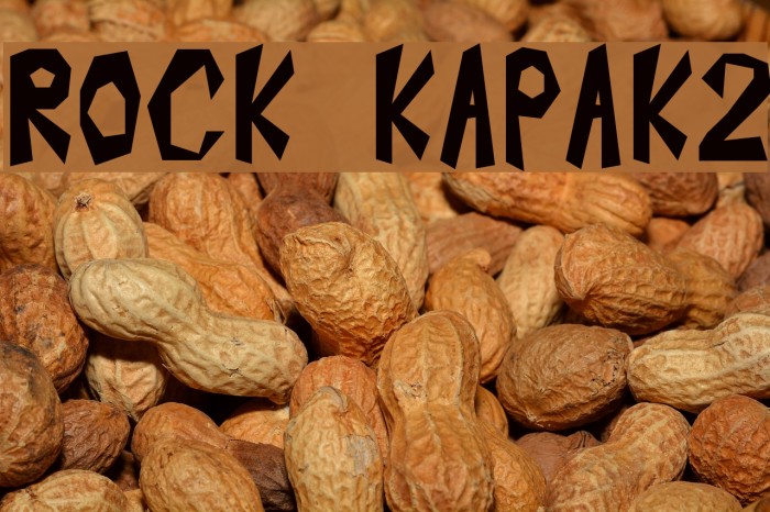 ROCK KAPAK2 Font examples