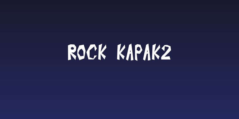 ROCK KAPAK2 Social Header