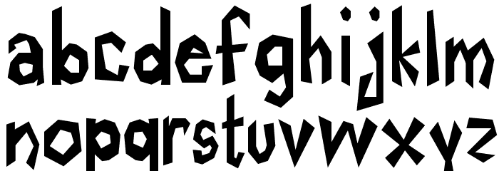 ROCK KAPAK2 Font LOWERCASE