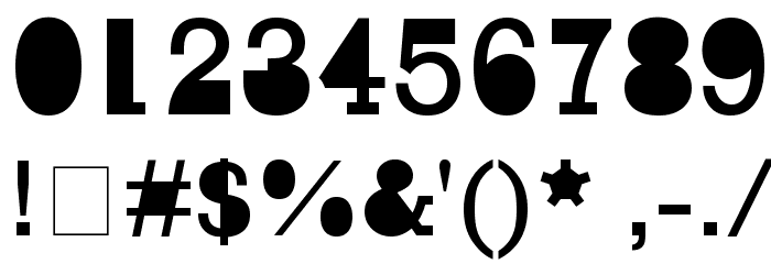 ROCK MODUS Font OTHER CHARS