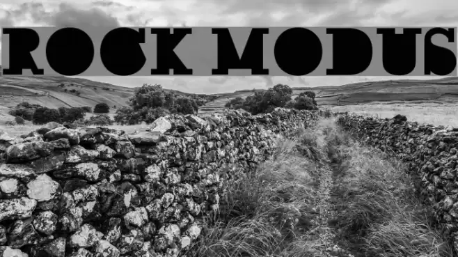 ROCK MODUS خط examples