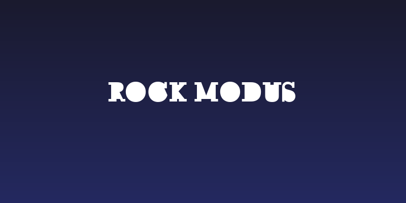 ROCK MODUS Social Header