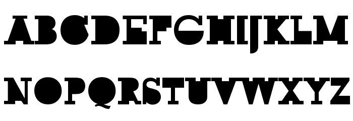 ROCK MODUS Font LOWERCASE