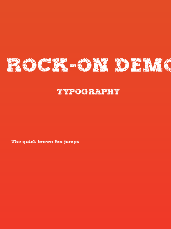 ROCK-ON Demo Poster