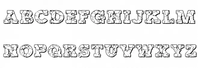 ROCK-ON Shadowed Demo Font Litere mari