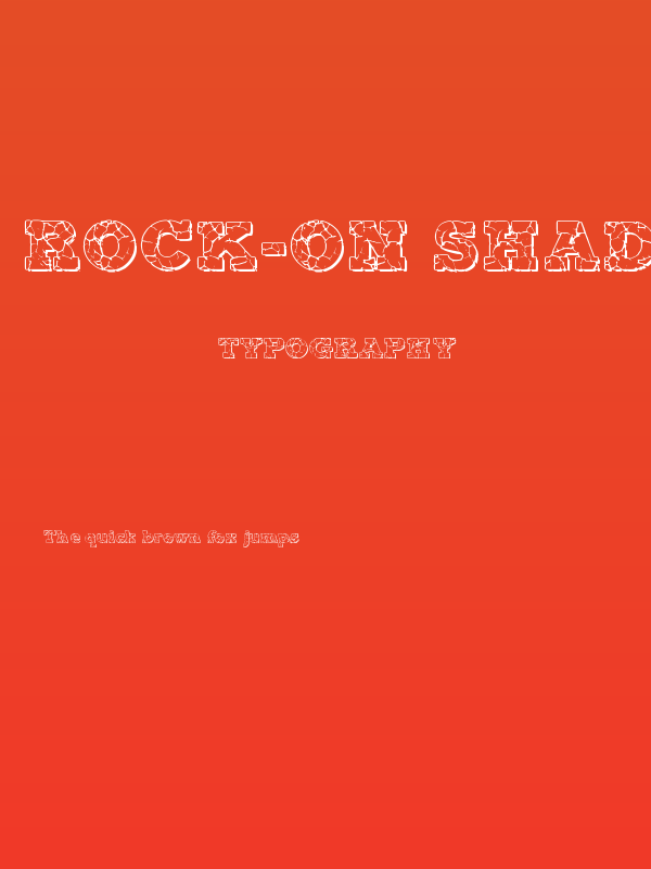ROCK-ON Shadowed Demo Poster