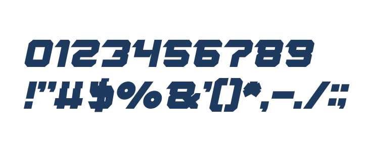 ROCK STEADY Bold Italic Other Characters