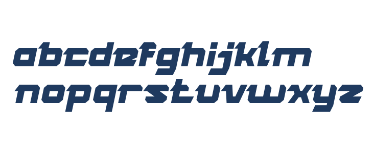 ROCK STEADY Bold Italic Lowercase