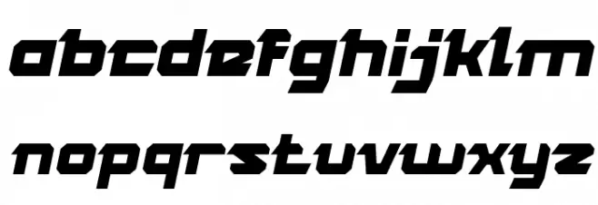 ROCK STEADY Bold Italic Fuentes MINÚSCULAS
