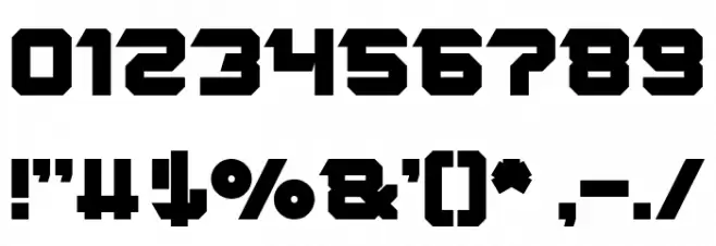 ROCK STEADY Bold Font OTHER CHARS