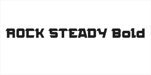 ROCK STEADY Bold Logo