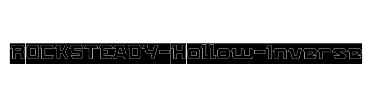 ROCK STEADY-Hollow-Inverse  Free Fonts Download