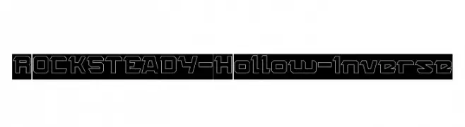 ROCK STEADY-Hollow-Inverse  font caratteri gratis