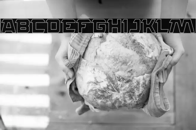 ROCK STEADY-Hollow Font examples