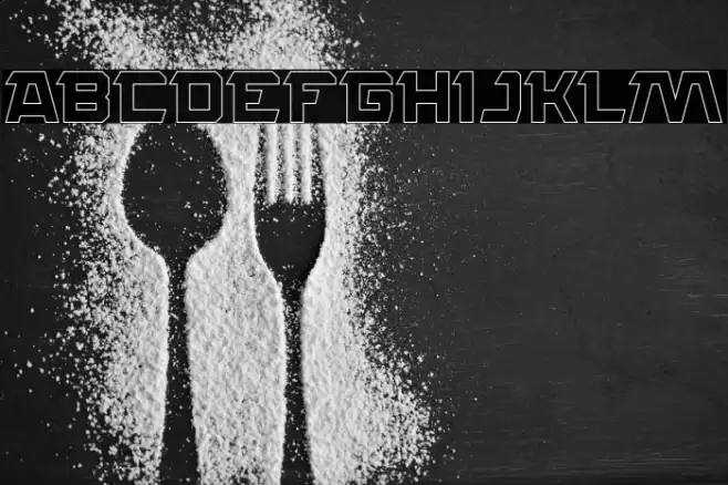 ROCK STEADY-Hollow Font examples