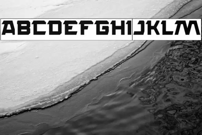 ROCK STEADY-Inverse Font examples