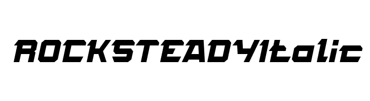 ROCK STEADY Italic  नि: शुल्क फ़ॉन्ट्स डाउनलोड